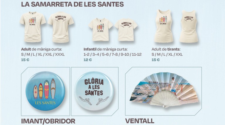 Obre la botiga virtual de Les Santes 2026 